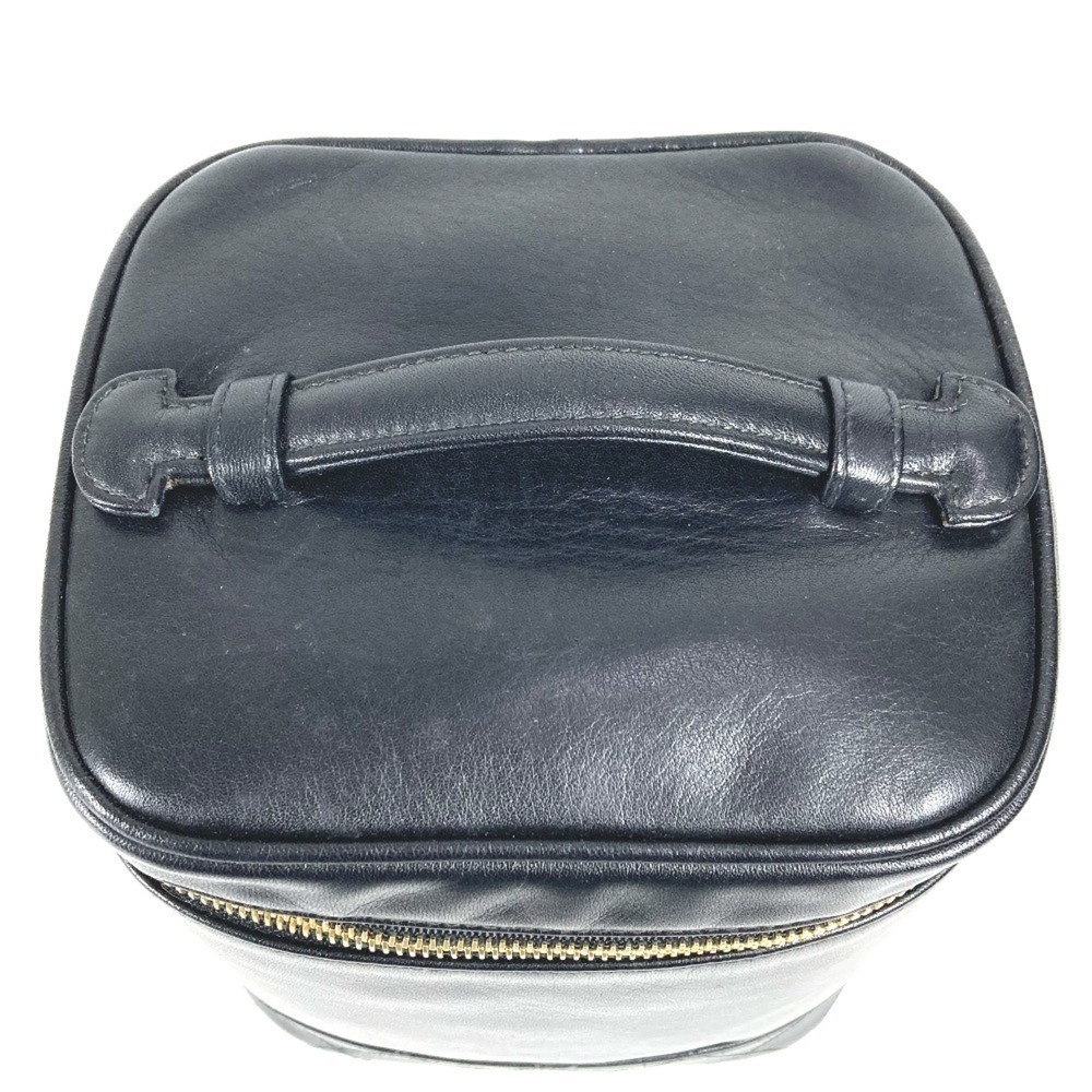 CHANEL Black Leather Logo Pouch - Picture 8 of 16